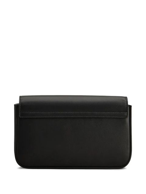 Tod's logo-plaque mini bag - Black