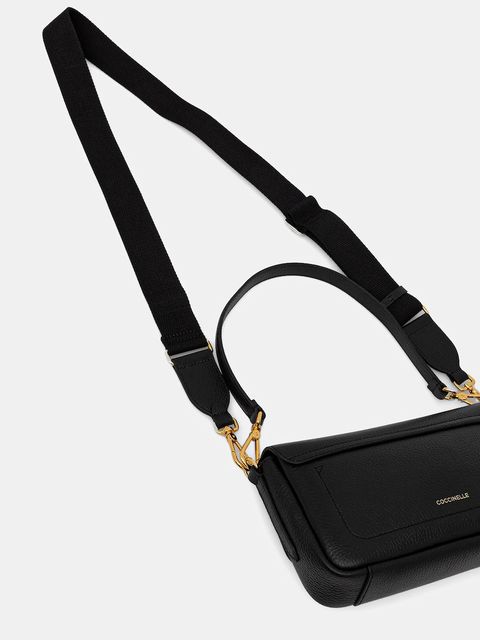 Coccinelle torebka skórzana C-ME LOCK kolor czarny E1 U4K 12 02 01