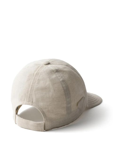 Prada denim baseball cap - Neutrals - zdjęcie produktu nr 2