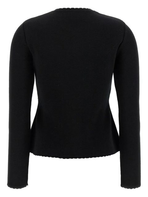 Moschino chain-detail cardigan - Black - zdjęcie produktu nr 2