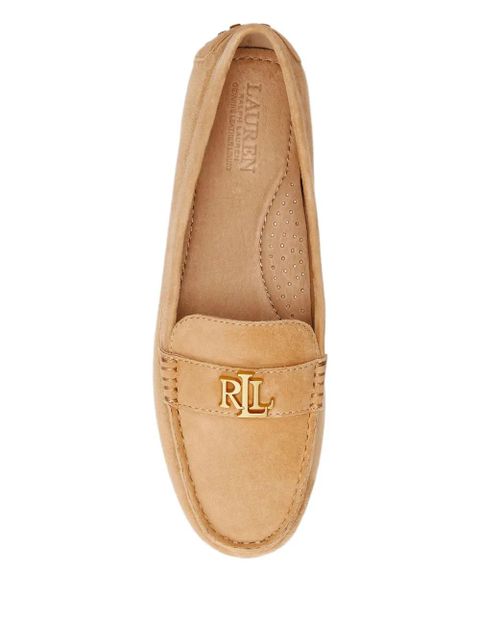 Lauren Ralph Lauren Barnsbury logo-plaque loafers - Neutrals