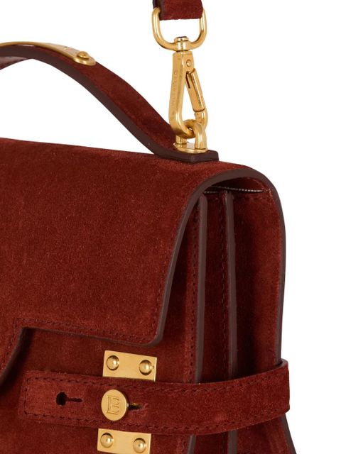 Balmain B-Buzz buckle tote bag - Red