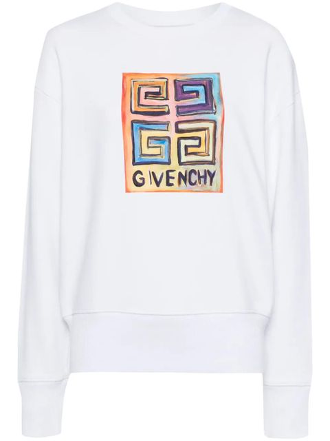 Givenchy logo-print cotton sweater - White - zdjęcie produktu nr 1