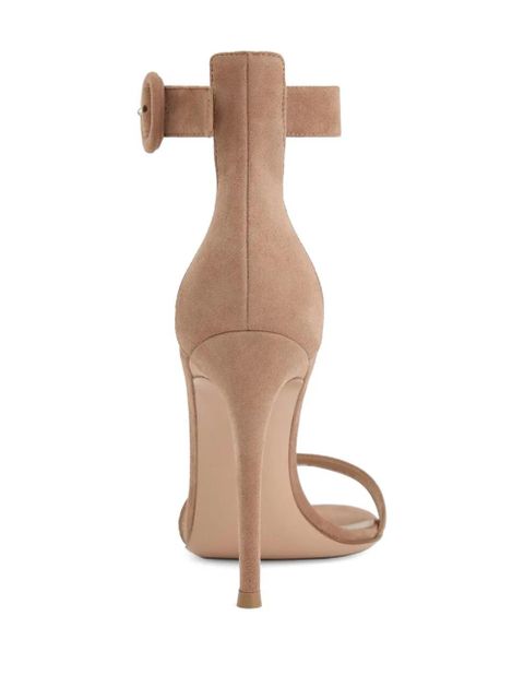 Gianvito Rossi Portofino 105mm suede sandals - Neutrals