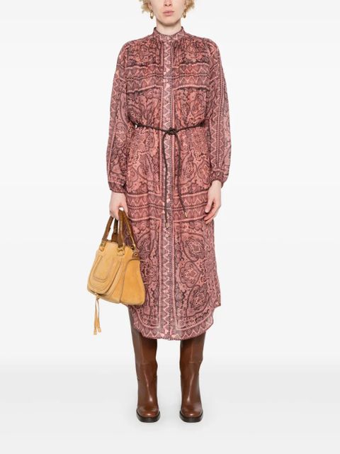 ZIMMERMANN Ottie paisley-print midi dress - Pink - zdjęcie produktu nr 2
