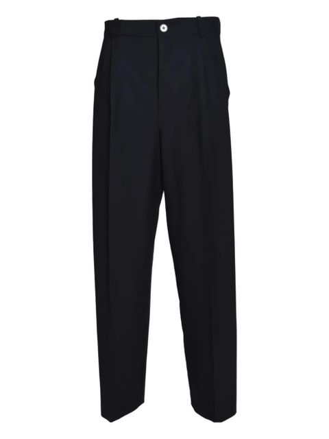 SOLOTRE pleated trousers - Blue - zdjęcie produktu nr 1