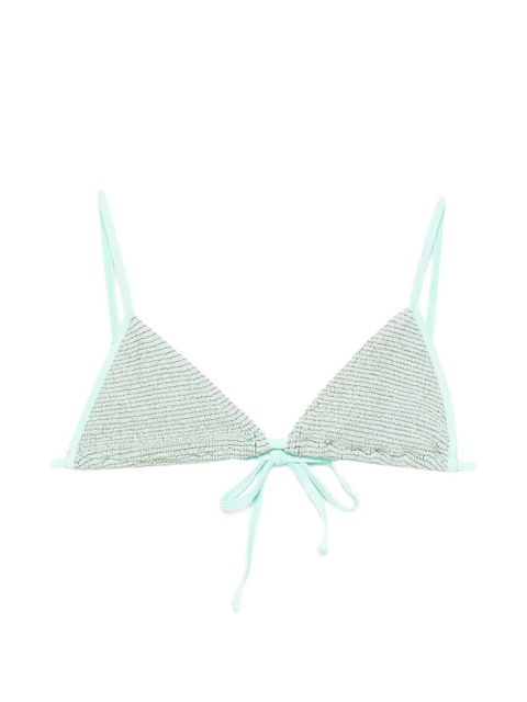 Bond-eye Luana tie bikini top - Blue - zdjęcie produktu nr 1