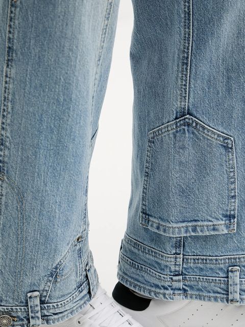 Desigual jeansy POCKETS damskie high waist 25WWDD13