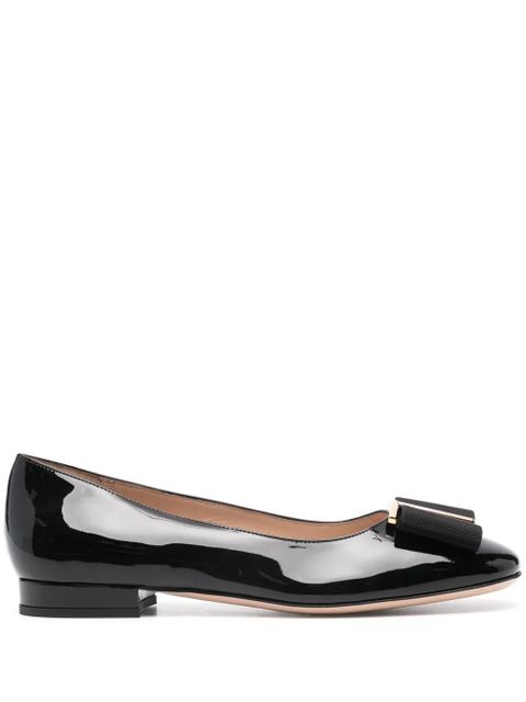TOM FORD Audrey 20mm patent ballerina shoes - Black - zdjęcie produktu nr 1
