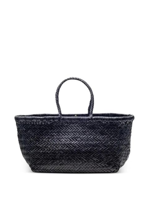 DRAGON DIFFUSION small Triple Jump woven-design tote bag - Black - zdjęcie produktu nr 1