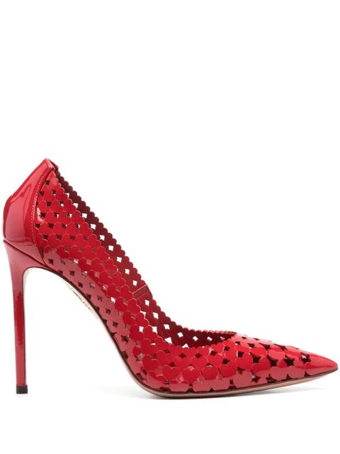 Aquazzura 105mm Amourose pumps - Red - zdjęcie produktu nr 1