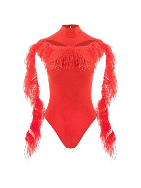 MANURÍ Dolly bodysuit - Red - zdjęcie produktu nr 1
