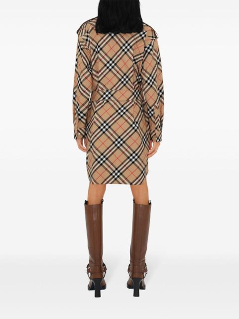 Burberry Vintage Check cotton shirtdress - Brown