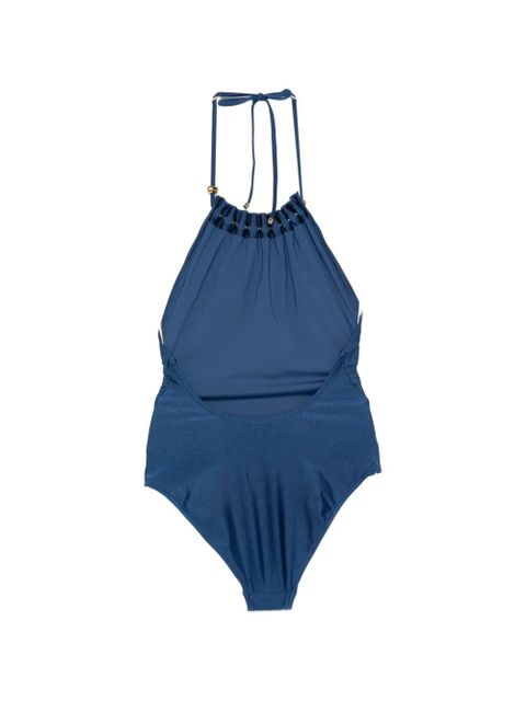 ZIMMERMANN Aster gathered bead swimsuit - Blue - zdjęcie produktu nr 2