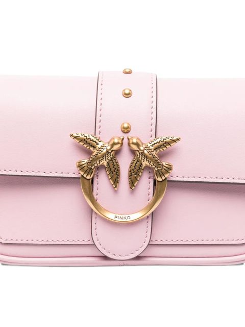 PINKO Small Love Bag One stud embellished clutch bag