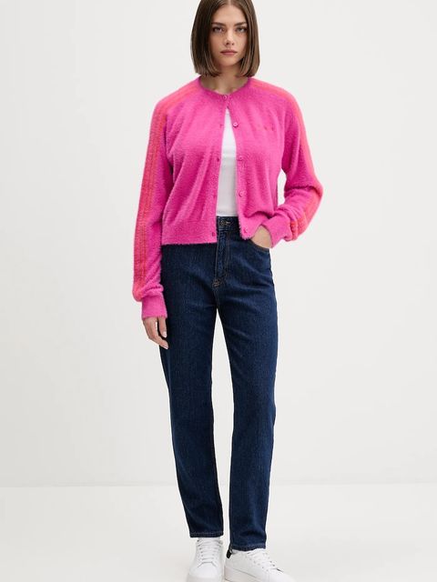 Hugo Blue jeansy damskie high waist 50547418