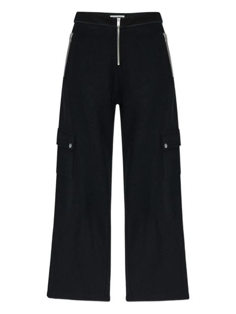 Jil Sander zip-fastening wool-blend trousers - Black - zdjęcie produktu nr 1