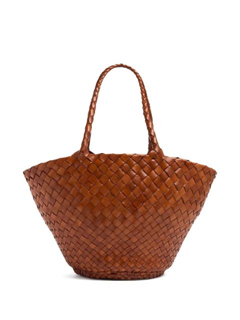 DRAGON DIFFUSION Egola woven tote bag - Brown - zdjęcie produktu nr 1