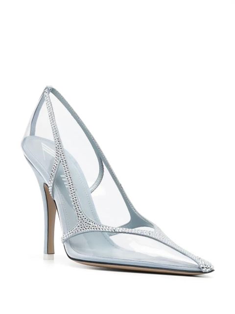 The Attico Venus 105mm transparent crystal pumps - Neutrals - zdjęcie produktu nr 2