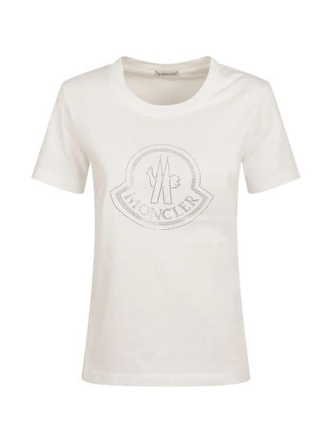 Moncler logo-embellished T-shirt - White - zdjęcie produktu nr 1