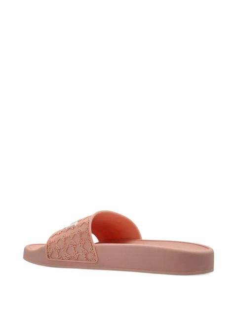 AMIRI MA Quad embossed slides - Pink