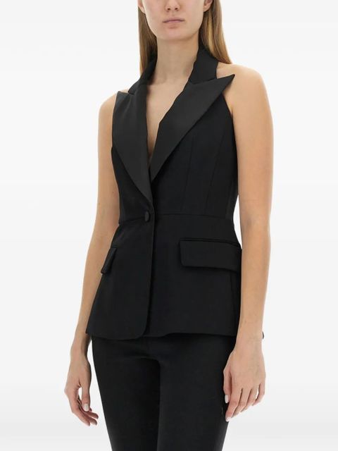Max Mara Aletta V-neck waistcoat - Black