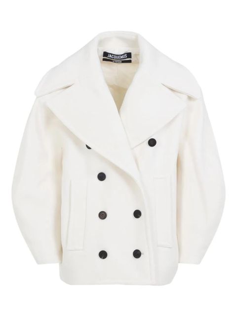 Jacquemus double-breasted coat - White - zdjęcie produktu nr 1