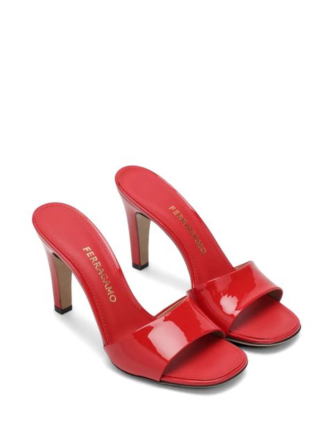 Ferragamo stripe detail sandals - Red - zdjęcie produktu nr 2