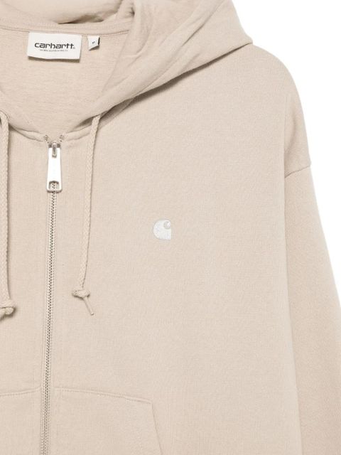 Carhartt WIP zip-up cotton hoodie - Neutrals