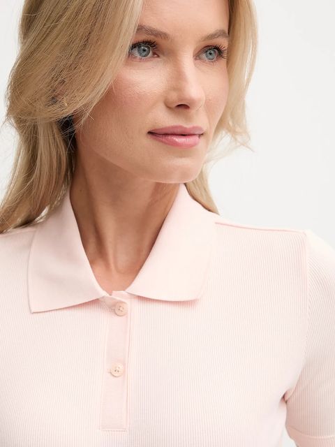 Calvin Klein Jeans polo damski kolor różowy LV047C907G