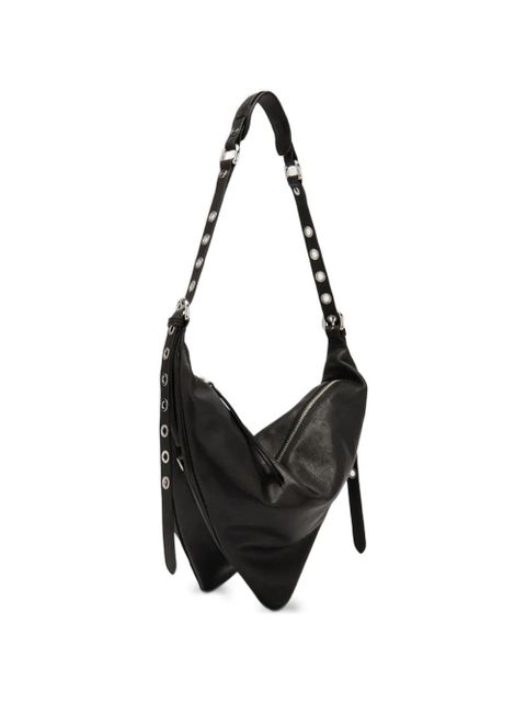 BY FAR Trayana leather cross body bag - Black