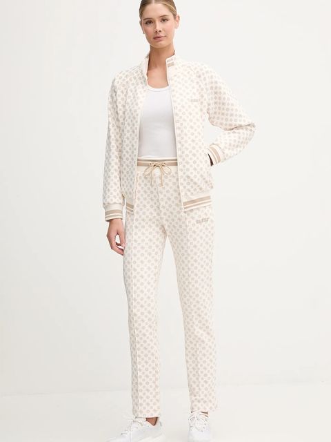 Guess bluza AGGIE damska kolor beżowy wzorzysta V5YQ03 KB212 - zdjęcie produktu nr 2