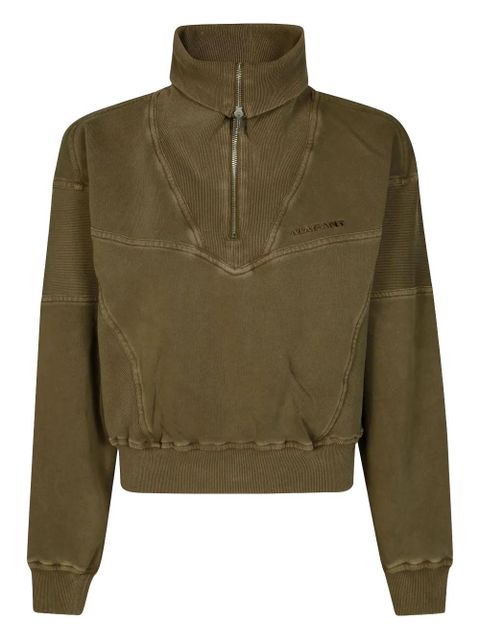 MARANT ÉTOILE Yaele sweatshirt - Green - zdjęcie produktu nr 1
