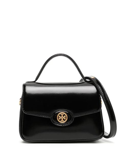 Tory Burch Robinson Spazzolato shoulder bag - Black