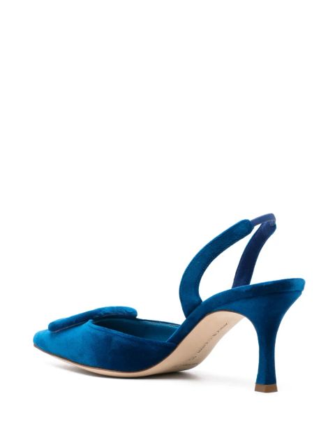 Manolo Blahnik 70mm Maysli pumps - Blue