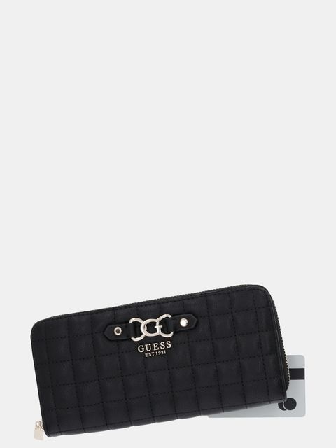 Guess portfel NADIRA damski kolor czarny SWQG84 24146 - zdjęcie produktu nr 2