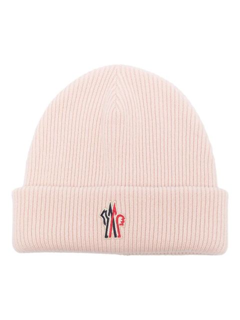 Moncler Grenoble wool beanie hat - Pink - zdjęcie produktu nr 1