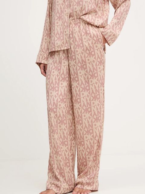 Dkny piżama damska kolor beżowy YI80061