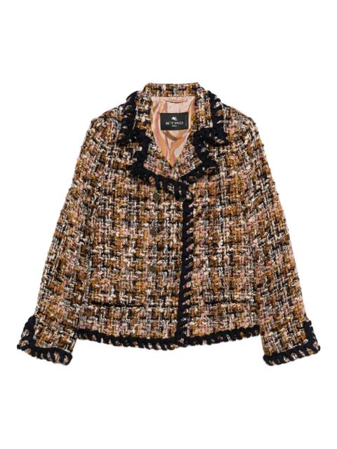 ETRO double-breasted tweed jacket - Black - zdjęcie produktu nr 1