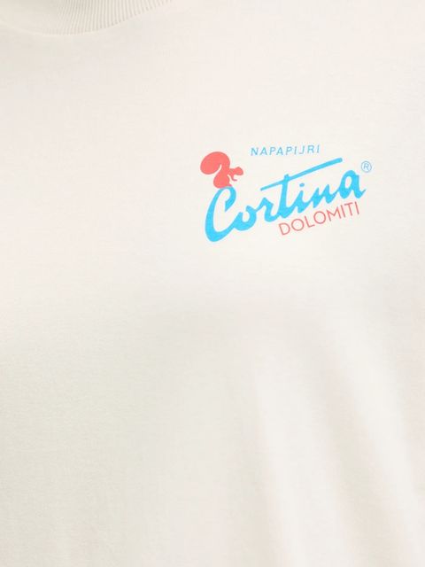 Napapijri t-shirt bawełniany S-Irto damski kolor beżowy NP0A88SON1J1