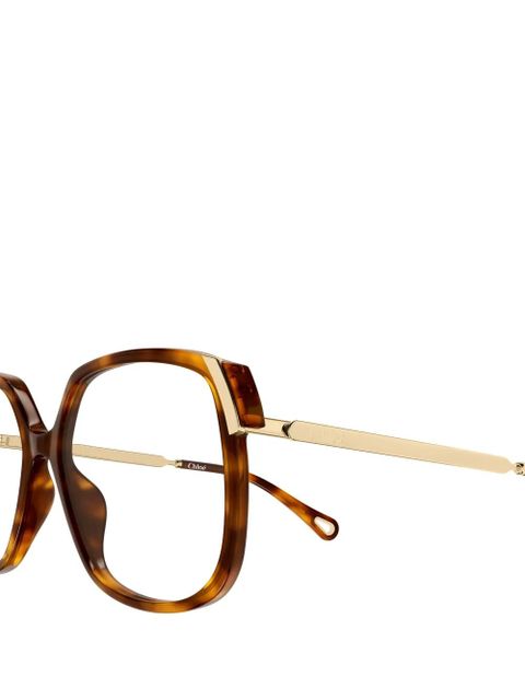 Chloé Eyewear square-frame glasses - Brown