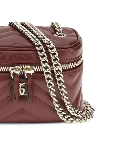 Gucci mini GG Marmont vanity bag - Red - zdjęcie produktu nr 2