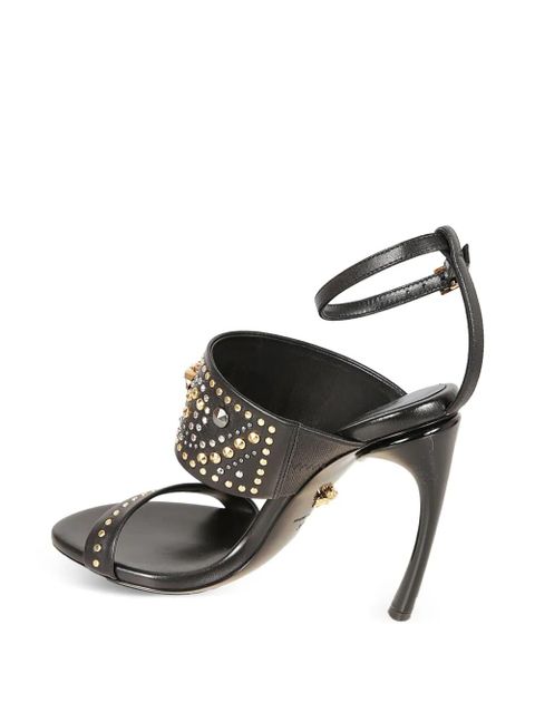 Versace Medusa heeled sandals - Black
