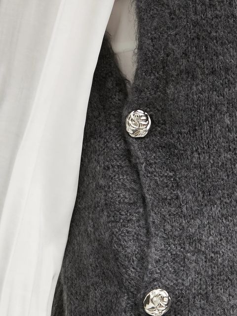 Morgan kamizelka z domieszką wełny MPLUIE