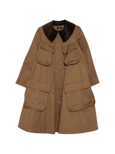 A.W.A.K.E. Mode gaberdine coat - Brown - zdjęcie produktu nr 1