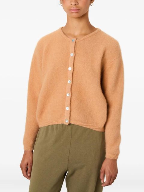 American Vintage Vitow button ribbed cardigan - Brown - zdjęcie produktu nr 2