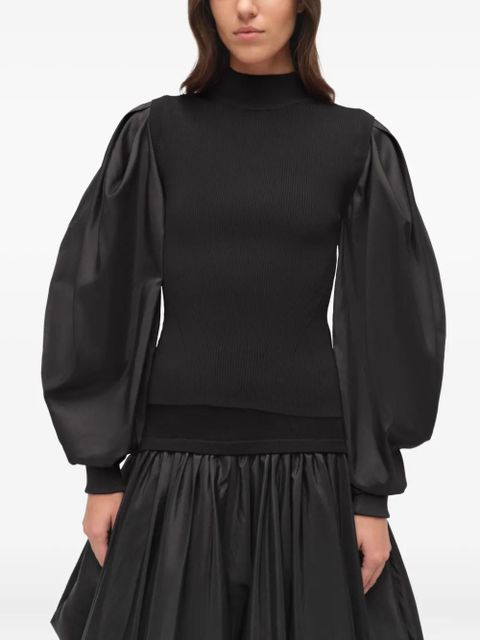 Simkhai Jackie long-sleeve blouse - Black - zdjęcie produktu nr 1