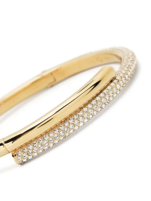 Swarovski Dextera crystal-embellished bangle - Gold