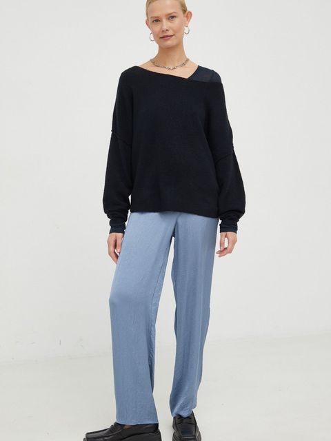 American Vintage sweter z domieszką wełny PULL ML COL BATEAU - zdjęcie produktu nr 2