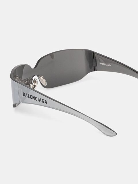 Balenciaga okulary przeciwsłoneczne kolor srebrny BB0421S